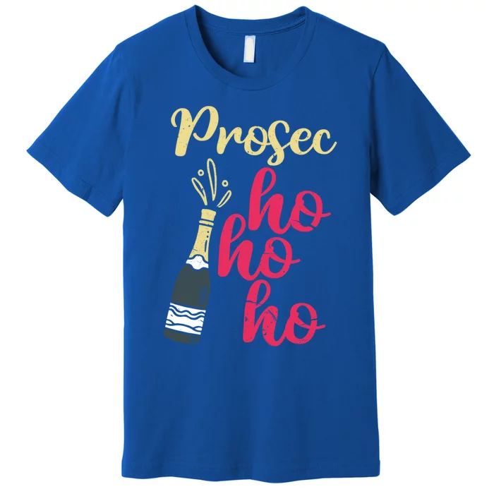 Prosec Ho Ho Ho Funny Presecco Christmas Vacation Gift Premium T-Shirt