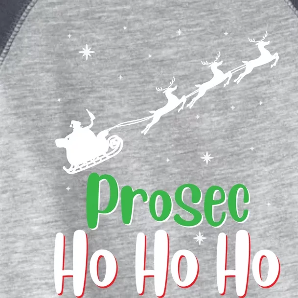 Prosec Ho Ho Ho Prosecco Christmas Vacation Gift Toddler Fine Jersey T-Shirt