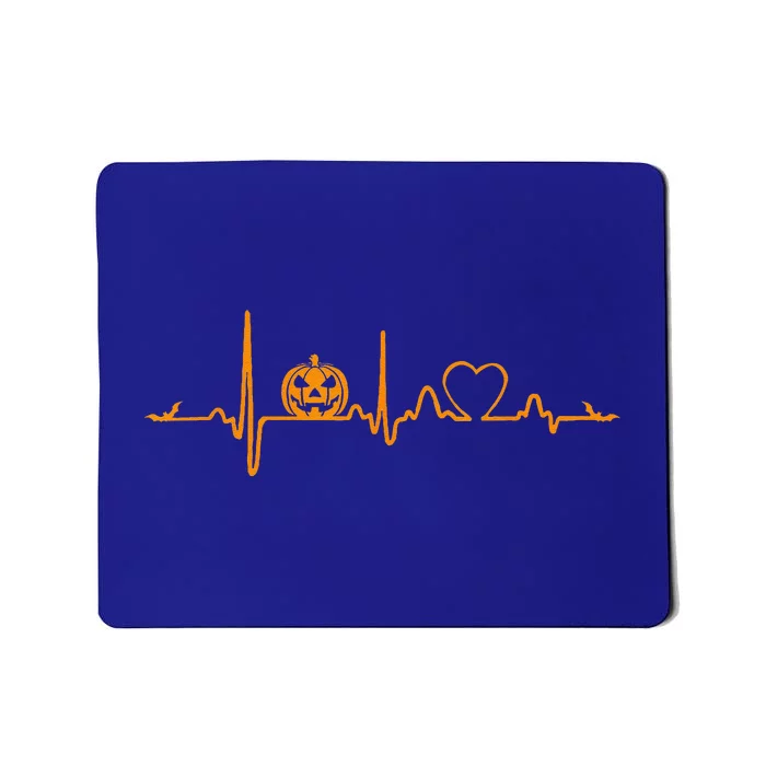 Pumpkin Heartbeat Halloween Mousepad