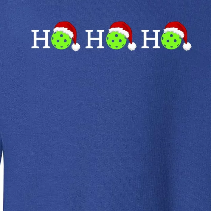 Pickleball Ho Ho Ho Christmas Gift Toddler Sweatshirt