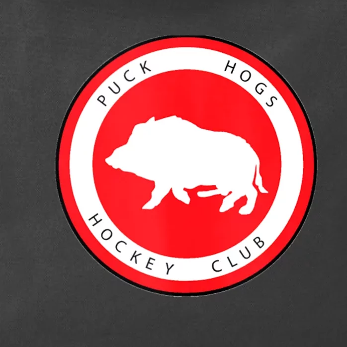 Puck Hogs Hockey Club Zip Tote Bag