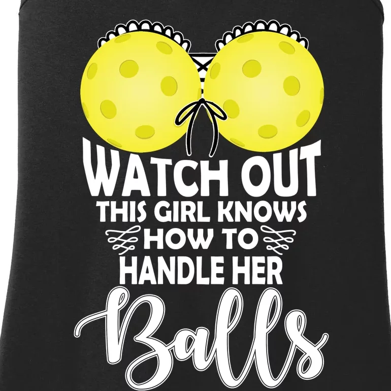 Pickleball Handle Her Balls Ladies Essential Tank