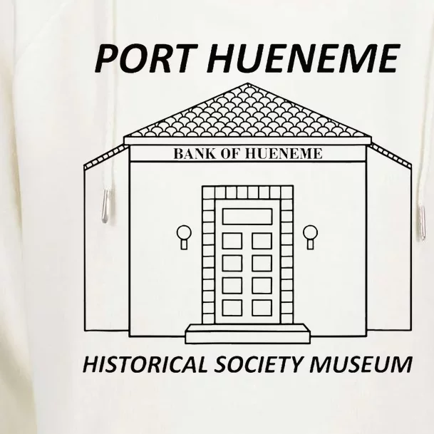 Port Hueneme Historical Society Museum Womens Funnel Neck Pullover Hood