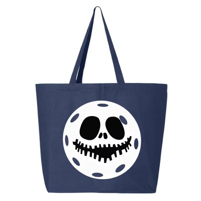 Pickleball Halloween Horror Scary Skull 25L Jumbo Tote