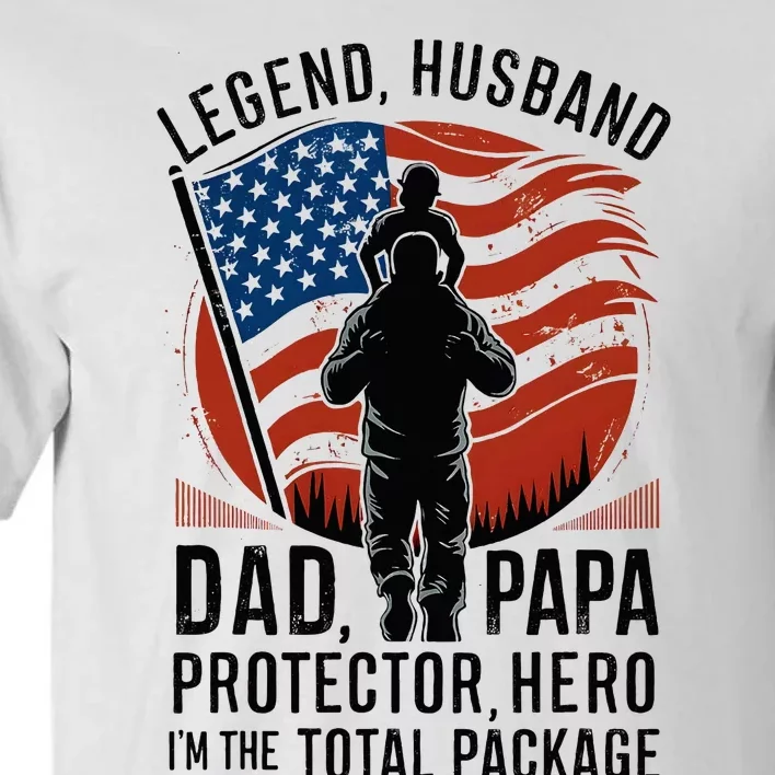 Protector. Hero. IM The Total Package Tall T-Shirt