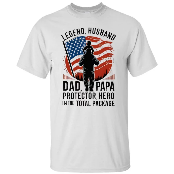 Protector. Hero. IM The Total Package Tall T-Shirt