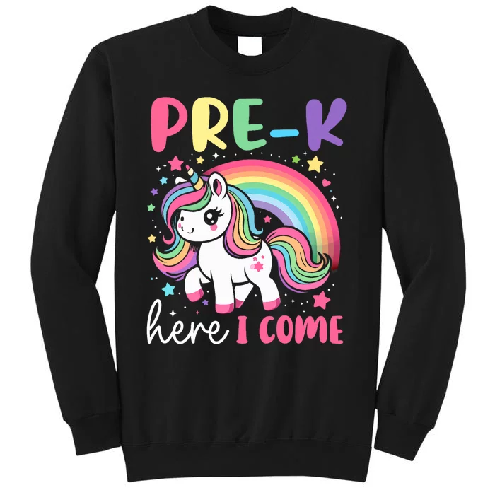 Prek Here I Come Unicorn Girl Back To School Sweatshirt