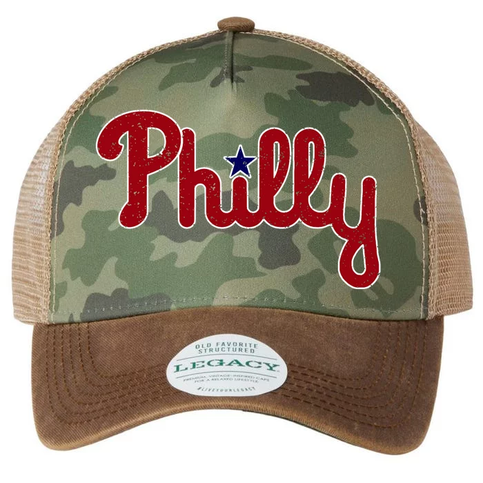 Philadelphia Philly PA Retro Legacy Tie Dye Trucker Hat