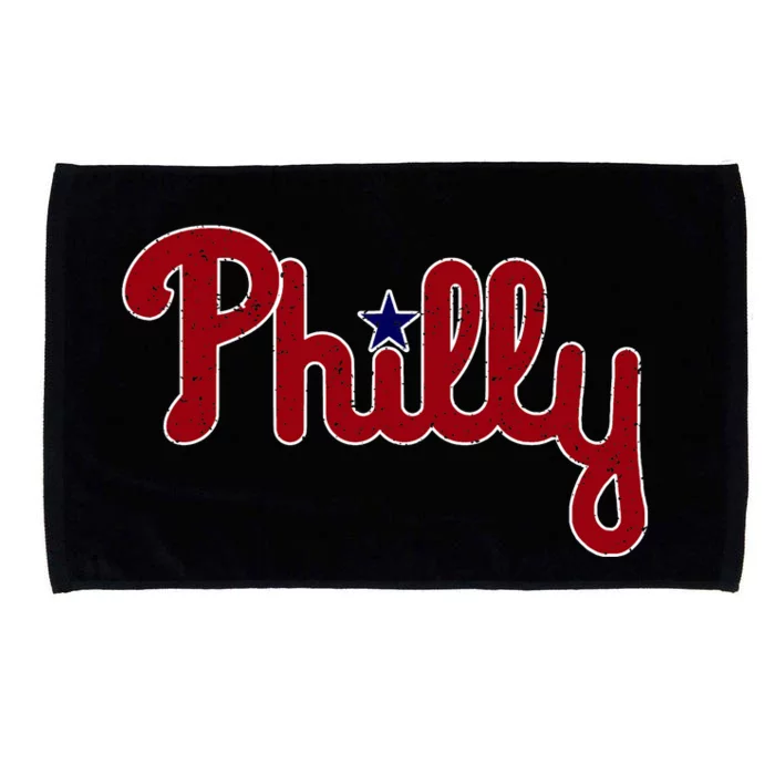 Philadelphia Philly PA Retro Microfiber Hand Towel