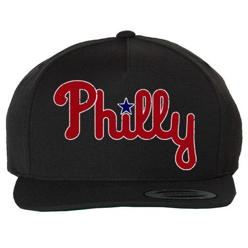 Philadelphia Baseball Philly PA Retro Wool Snapback Cap