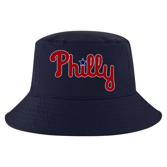 Philadelphia Philly PA Retro Cool Comfort Performance Bucket Hat