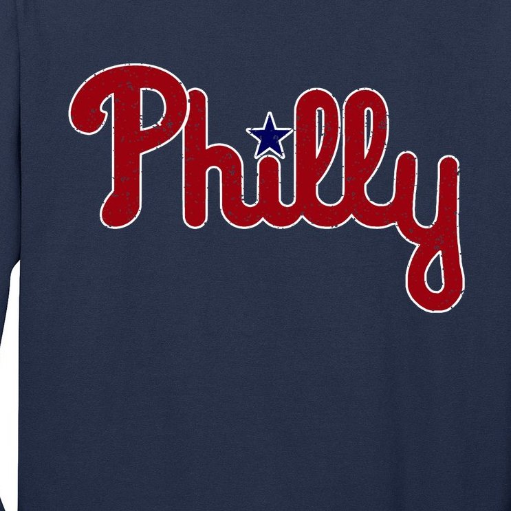 Philadelphia Baseball Philly PA Retro Long Sleeve Shirt
