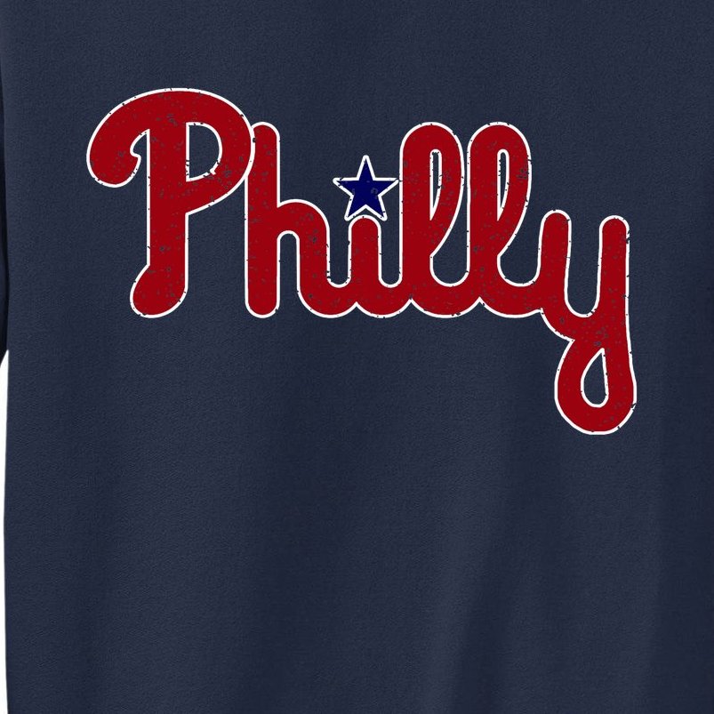 Philadelphia Baseball Philly PA Retro Tall Sweatshirt