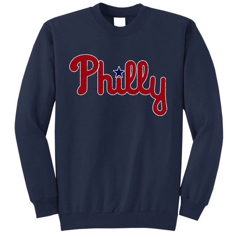 Philadelphia Baseball Philly PA Retro Tall Sweatshirt