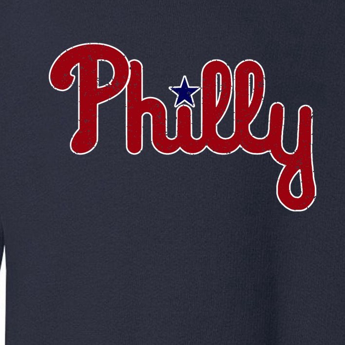 Philadelphia Baseball Philly PA Retro Toddler Sweatshirt