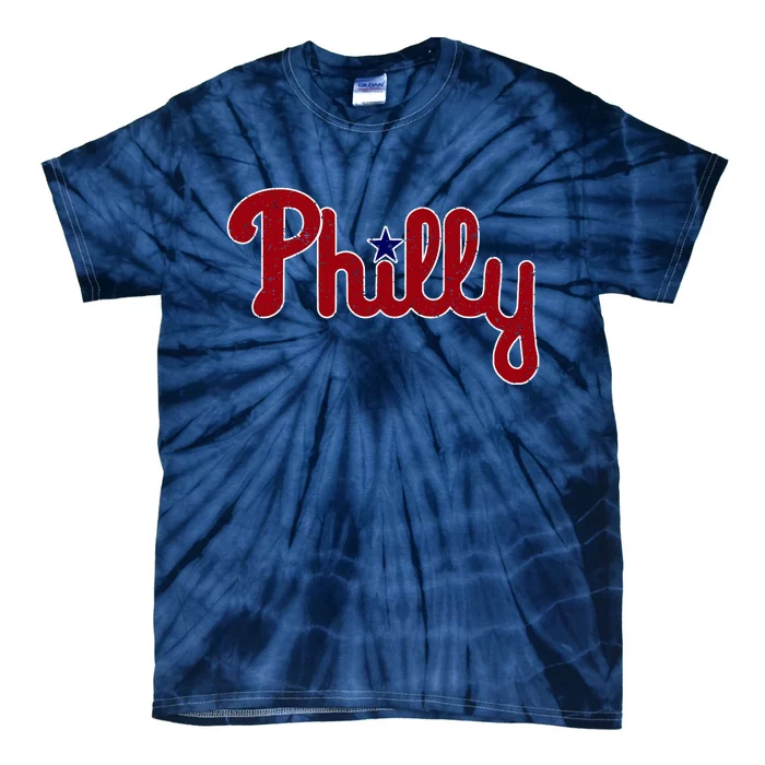 Philadelphia Philly PA Retro Tie-Dye T-Shirt