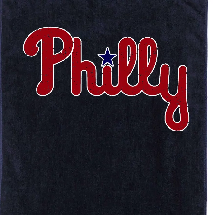 Philadelphia Philly PA Retro Platinum Collection Golf Towel