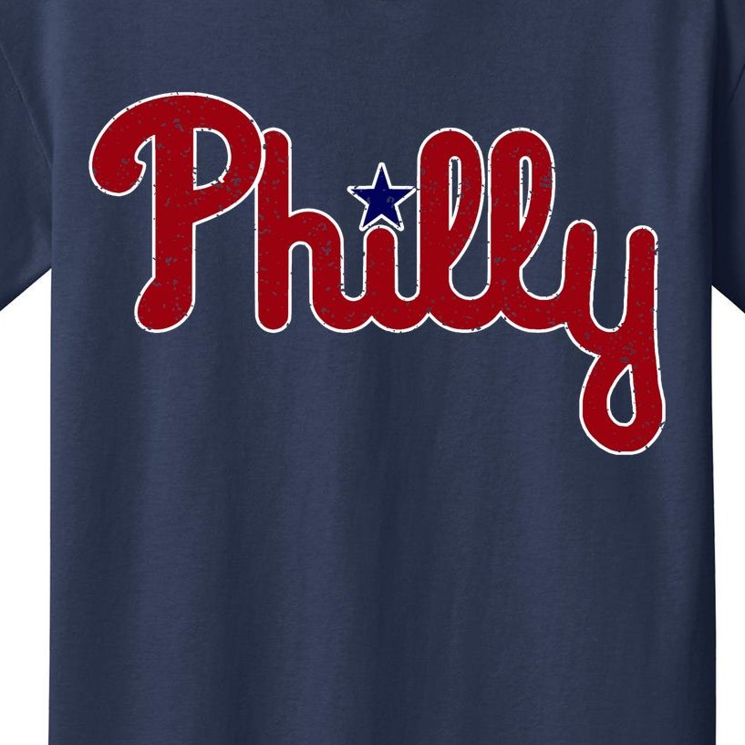 Philadelphia Baseball Philly PA Retro Kids T-Shirt