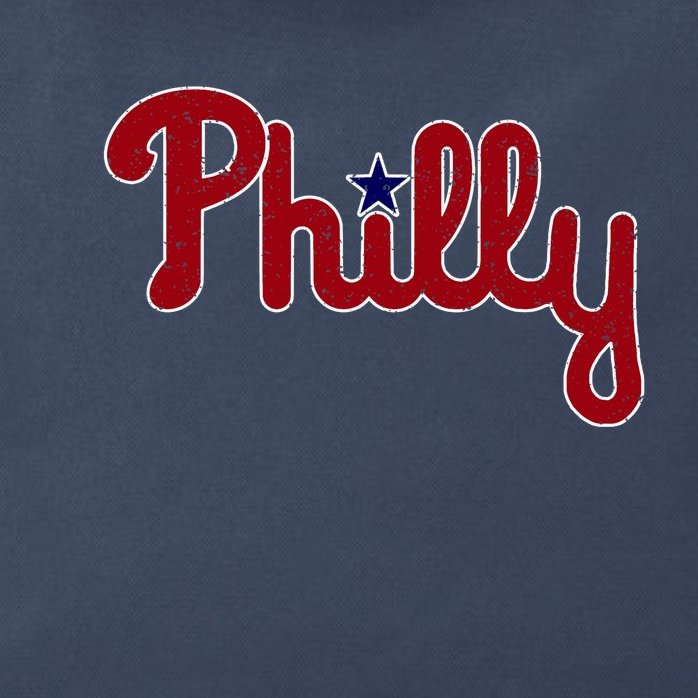 Philadelphia Baseball Philly PA Retro Zip Tote Bag