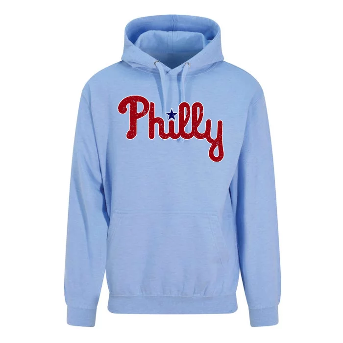 Philadelphia Philly PA Retro Unisex Surf Hoodie