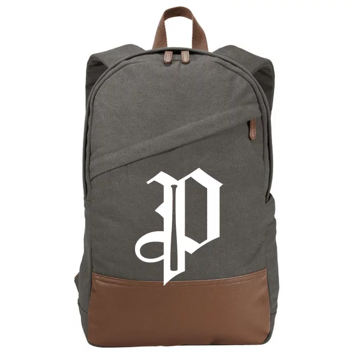 Philadelphia P Baseball Cotton Canvas Backpack