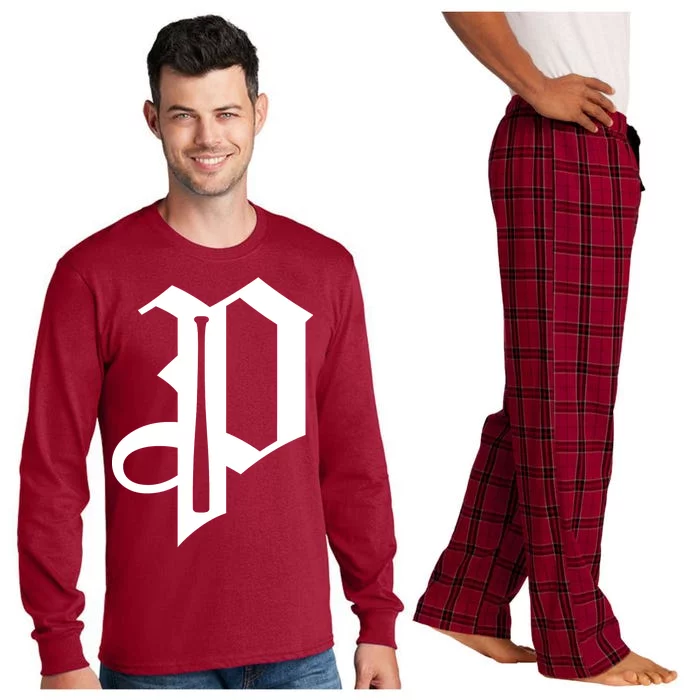 Philadelphia P Baseball Long Sleeve Pajama Set