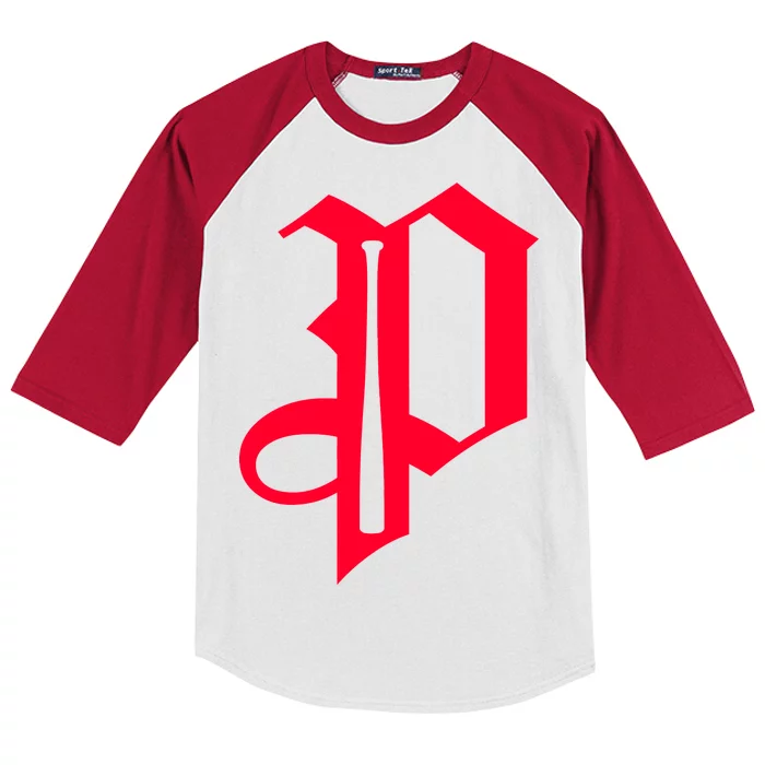 Philadelphia P Baseball Kids Colorblock Raglan Jersey