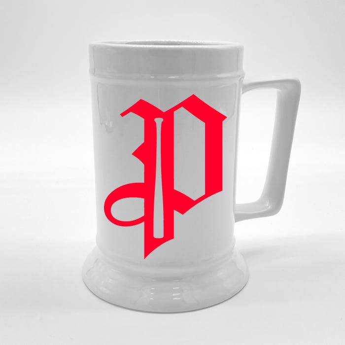 Philadelphia P Baseball Front & Back Beer Stein