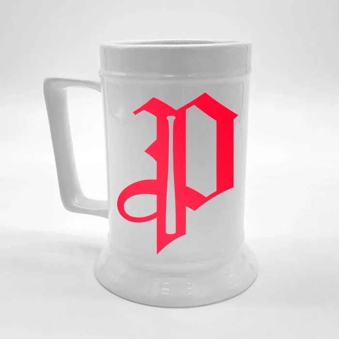 Philadelphia P Baseball Front & Back Beer Stein