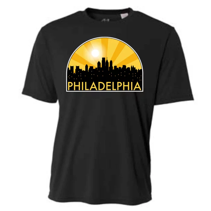 Philadelphia Skyline Burst Cooling Performance Crew T-Shirt