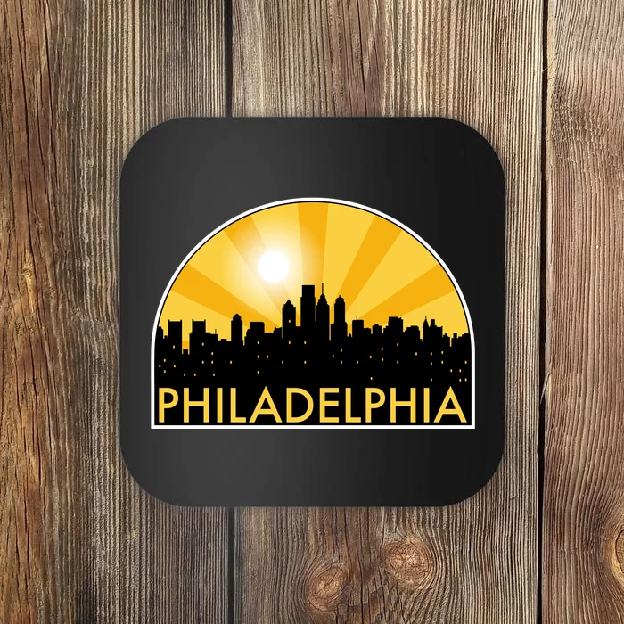 Philadelphia Skyline Burst Coaster