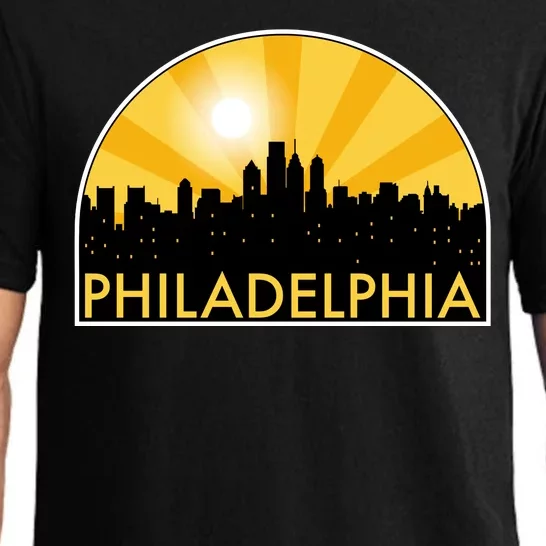 Philadelphia Skyline Burst Pajama Set