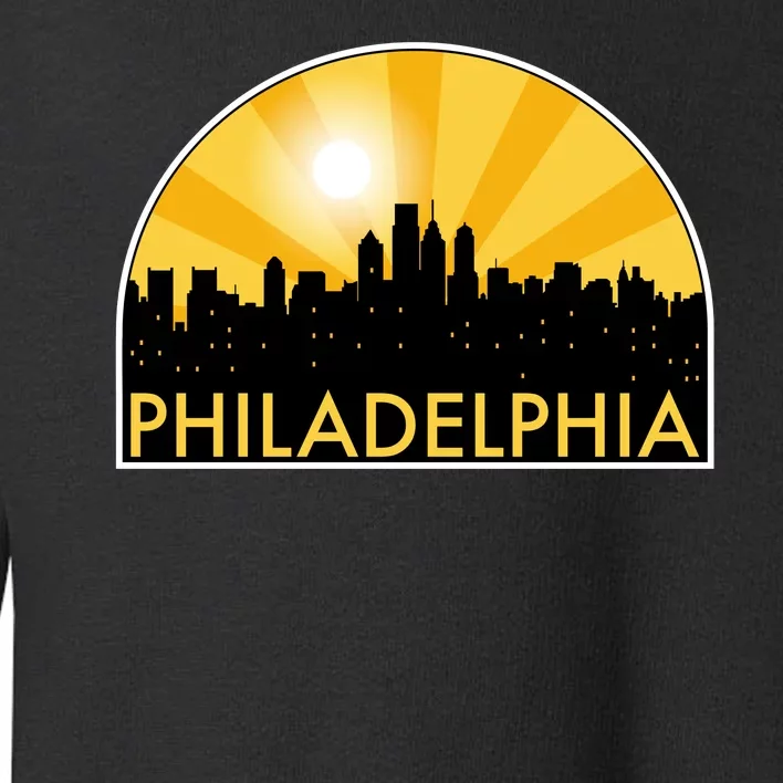 Philadelphia Skyline Burst Toddler Sweatshirt