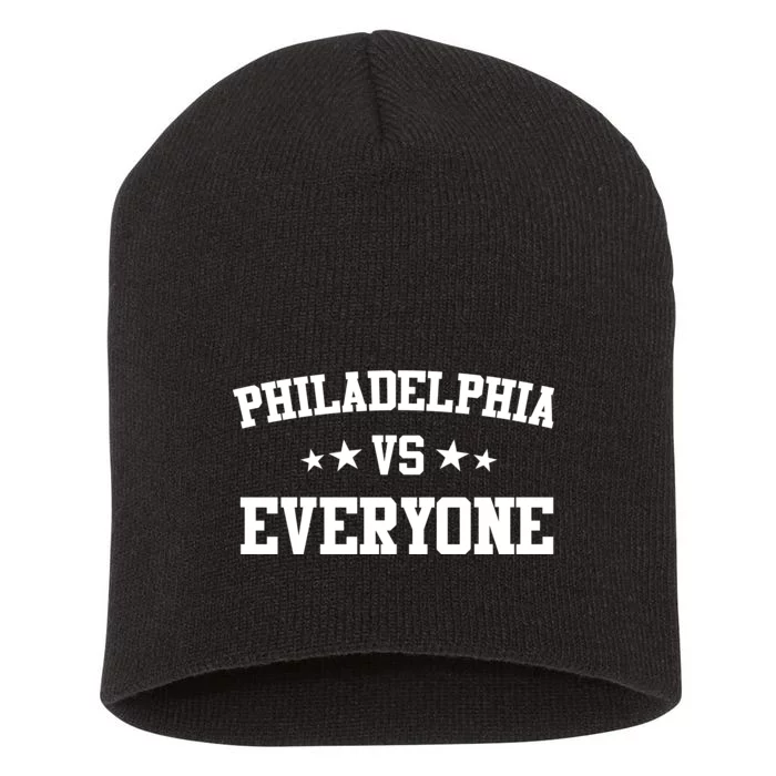 Philadelphia Vs Everyone Short Acrylic Beanie