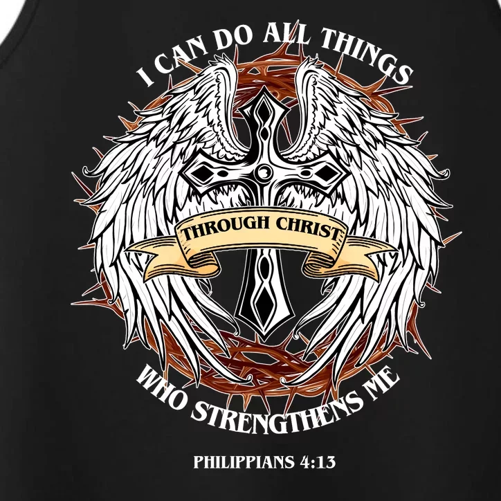 Philippians 4 13 I Can Do All Things Strengthens Me Performance Tank