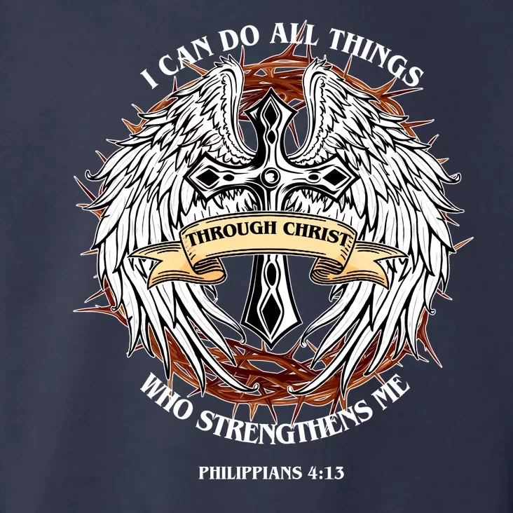 Philippians 4 13 I Can Do All Things Strengthens Me Toddler Hoodie