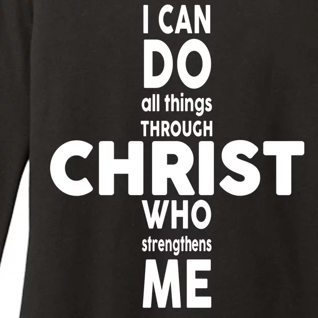 Philippians 4:13 I Can Do All Thing Through Christ Womens CVC Long Sleeve Shirt