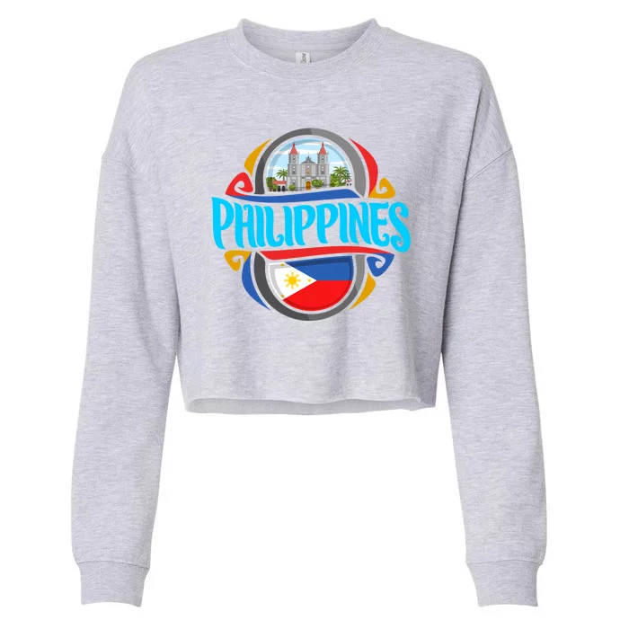 Philippines Cropped Pullover Crew