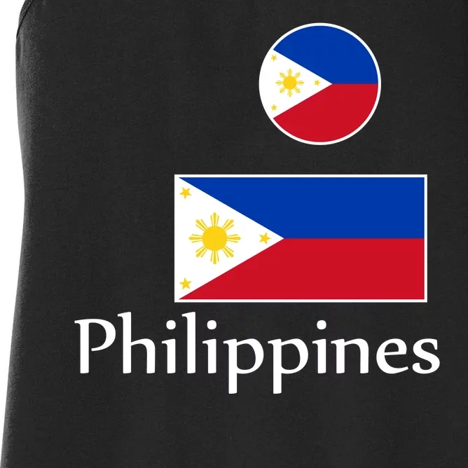 Philippines Flag Women's Racerback Tank