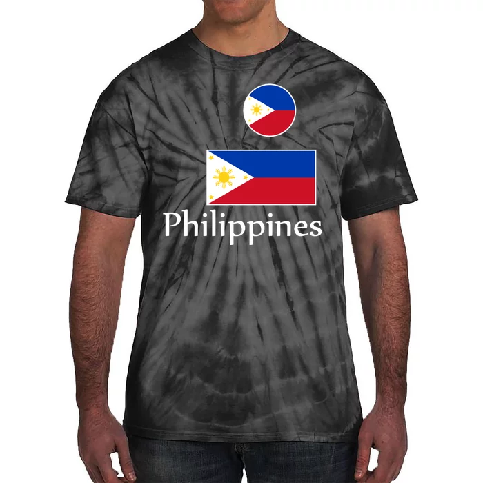 Philippines Flag Tie-Dye T-Shirt