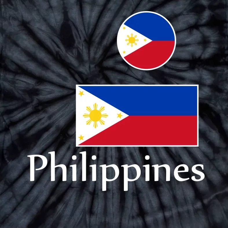 Philippines Flag Tie-Dye T-Shirt