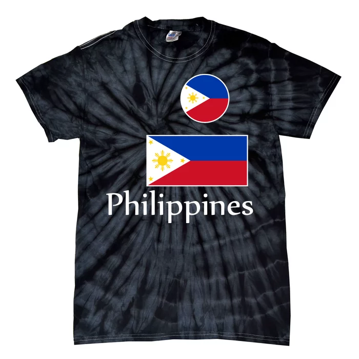 Philippines Flag Tie-Dye T-Shirt