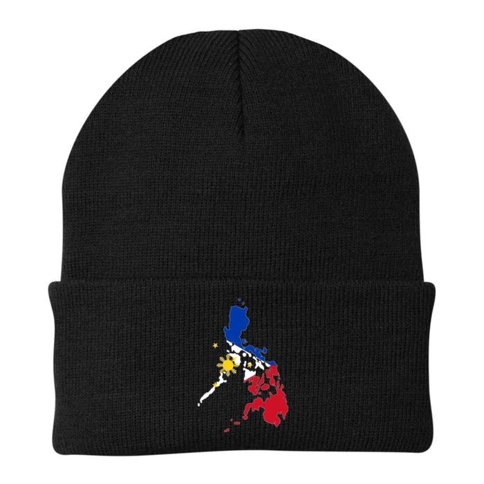 Philippines Map Flag Knit Cap Winter Beanie