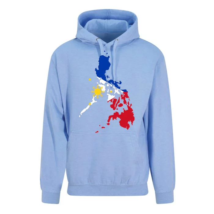 Philippines Map Flag Unisex Surf Hoodie