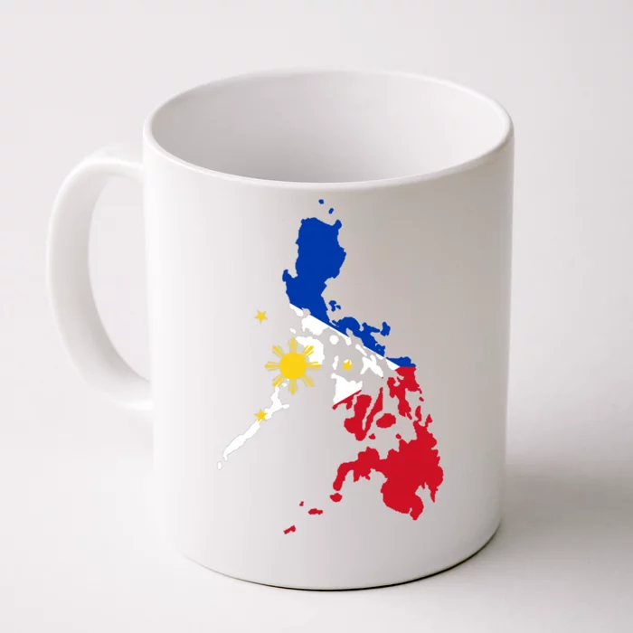 Philippines Map Flag Front & Back Coffee Mug