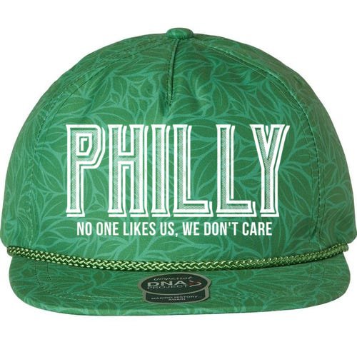 Philly Fan No One Likes Us We Don't Care Aloha Rope Hat