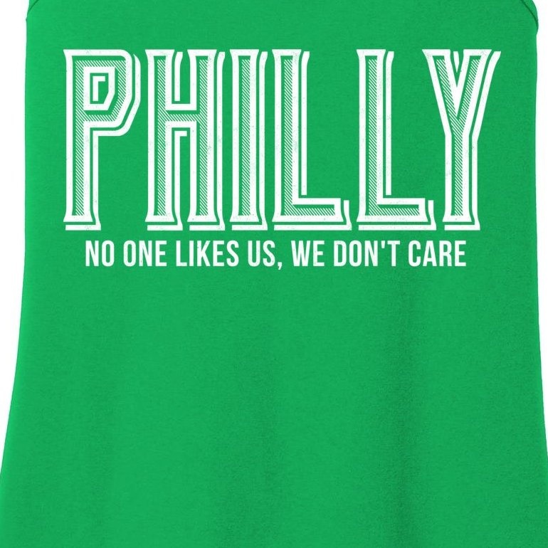 Philly Fan No One Likes Us We Don't Care Ladies Essential Tank