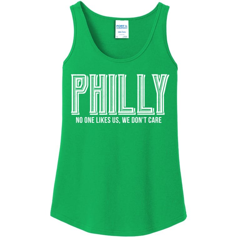 Philly Fan No One Likes Us We Don't Care Ladies Essential Tank