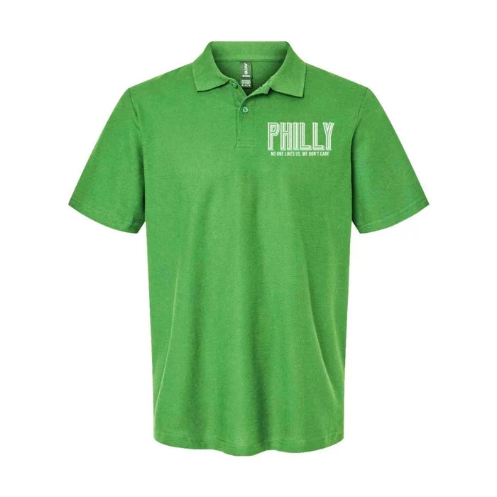 Philly Fan No One Likes Us We Don't Care Softstyle Adult Sport Polo