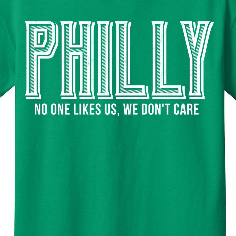 Philly Fan No One Likes Us We Don't Care Kids T-Shirt